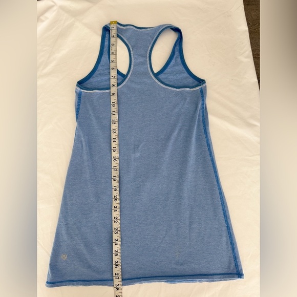 Lululemon Every Yogi Tank Wee Stripe White Porcelaine / Heathered Porcelaine Sz8 - Picture 7 of 11
